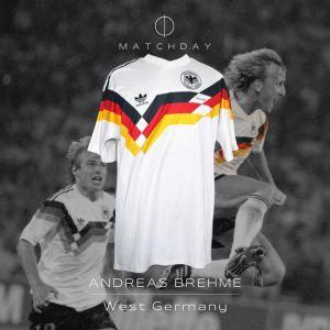 Camiseta titular seleccion Alemania - Andreas Brehme #3 - Mundial Italia 1990