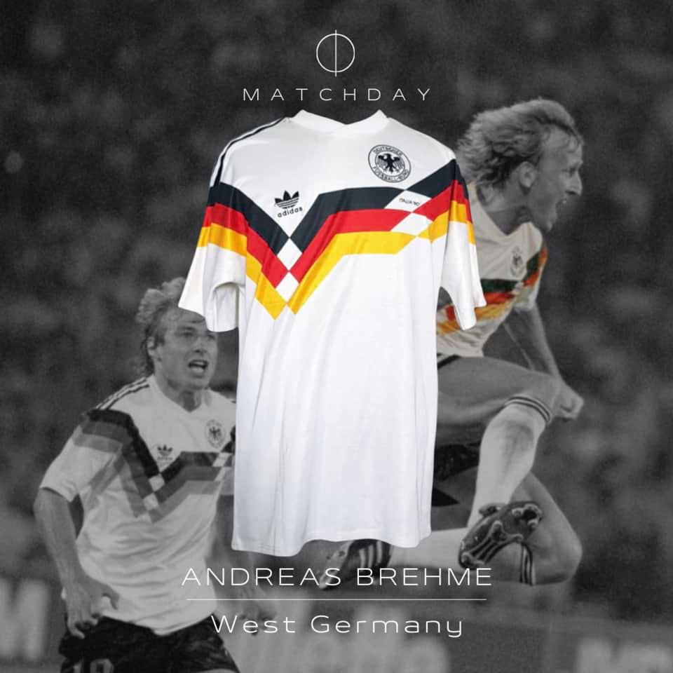 Camiseta titular seleccion Alemania – Andreas Brehme #3 – Mundial Italia 1990