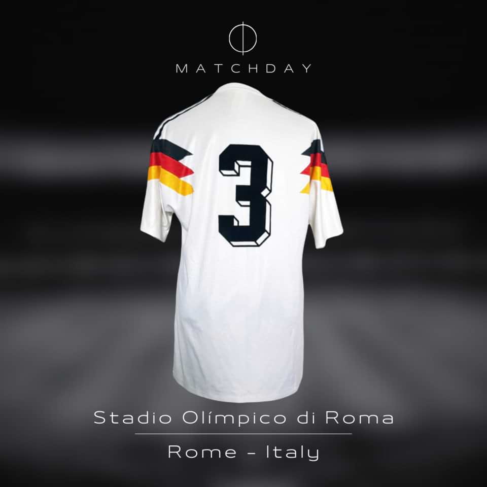 Camiseta titular seleccion Alemania – Andreas Brehme #3 – Mundial Italia 1990 - Image 4