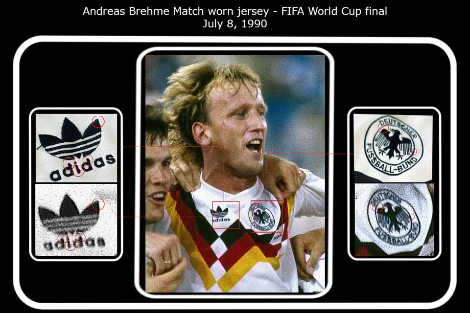 Camiseta titular seleccion Alemania – Andreas Brehme #3 – Mundial Italia 1990 - Image 17