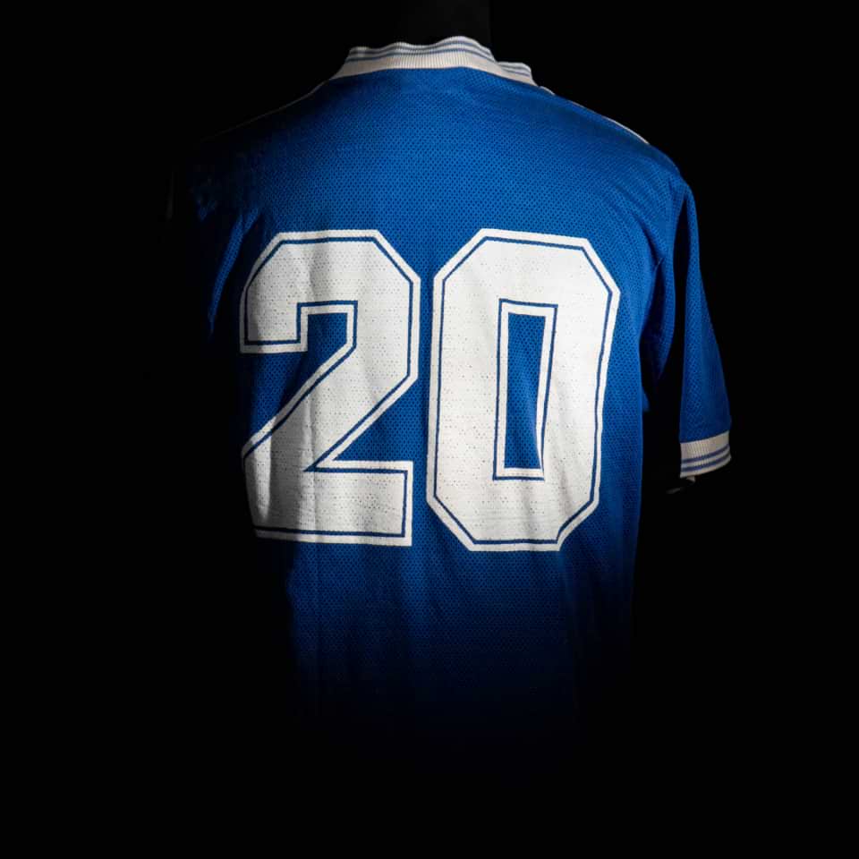 Camiseta suplente selección Argentina Juan Simón #20 – Mundial Italia 1990 - Image 17
