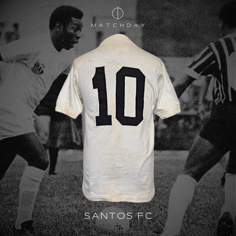 Pele match worn jersey – Friendly match 1974 - Image 3