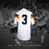 Camiseta titular seleccion Alemania – Andreas Brehme #3 – Mundial Italia 1990 - Imagen 2