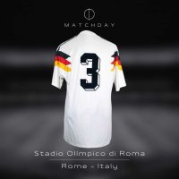 Camiseta titular seleccion Alemania – Andreas Brehme #3 – Mundial Italia 1990 - Imagen 4