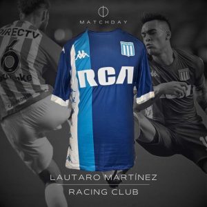 Lautaro Martinez match worn jersey + cinta de capitan - SAF 2017/18