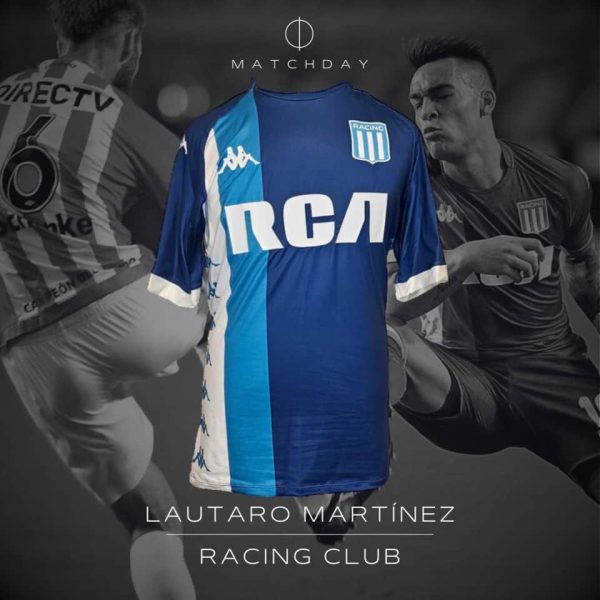 Lautaro Martinez match worn jersey + cinta de capitan – SAF 2017/18