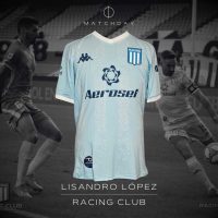 Lisandro Lopez match worn jersey + short y cinta de capitan – Copa LFP 2020 - Imagen 2