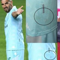 Lisandro Lopez match worn jersey + short y cinta de capitan – Copa LFP 2020 - Imagen 7