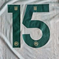 Lisandro Lopez match worn jersey + short y cinta de capitan – Copa LFP 2020 - Imagen 14