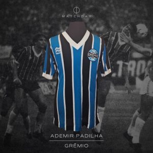 Ademir Padilha - Gremio - Troféu Internacional Ciudad de Palma de 1985 - MATCH WORN JERSEY