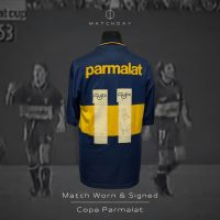 Claudio Caniggia – Boca Juniors – Copa Parmalat 1995 – MATCH WORN JERSEY - Imagen 3