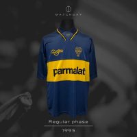 Claudio Caniggia – Boca Juniors – Copa Parmalat 1995 – MATCH WORN JERSEY - Imagen 4