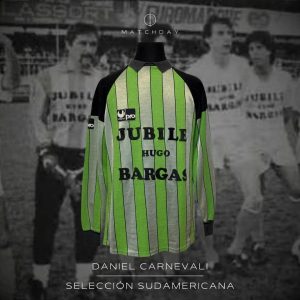 Daniel Carnevali - Selección Sudamericana - Despedida / Farewell match Hugo Bargas - MATCH WORN JERSEY
