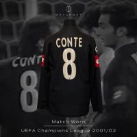 Antonio Conte – Juventus FC – UEFA Champions League 2001/02 – MATCH WORN JERSEY - Imagen 3