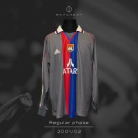 Éric Deflandre – Olympique Lyonnais – UEFA Champions League 2001/02 – Match Issued jersey - Imagen 4