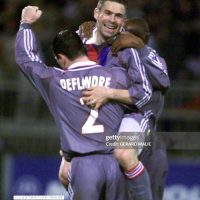Éric Deflandre – Olympique Lyonnais – UEFA Champions League 2001/02 – Match Issued jersey - Imagen 10