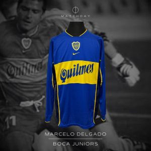 Marcelo Delgado - Boca Juniors - Copa Intercontinental 2001 - Match Issued jersey