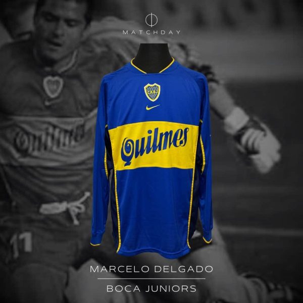 Marcelo Delgado – Boca Juniors – Copa Intercontinental 2001 – Match Issued jersey
