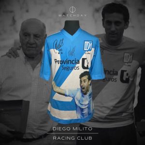 Diego Milito - Partido despedida - Farewell match - SIGNED protocol jersey