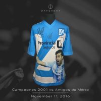 Diego Milito – Partido despedida – Farewell match – SIGNED protocol jersey - Imagen 4