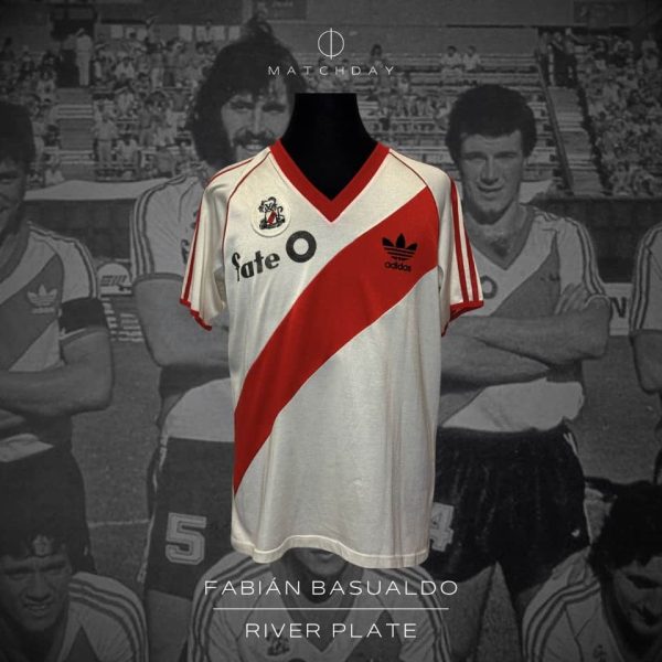 Fabián Basualdo – River Plate – 1988/89 – MATCH WORN JERSEY