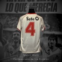 Fabián Basualdo – River Plate – 1988/89 – MATCH WORN JERSEY - Imagen 3