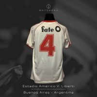Fabián Basualdo – River Plate – 1988/89 – MATCH WORN JERSEY - Imagen 5