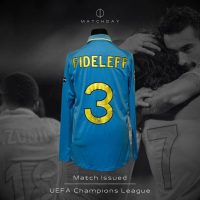 Ignacio Fideleff – SSC Napoli – UEFA Champions League 2011/12 – Match Issued jersey - Imagen 3