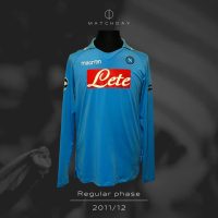 Ignacio Fideleff – SSC Napoli – UEFA Champions League 2011/12 – Match Issued jersey - Imagen 4