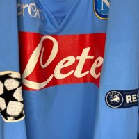 Ignacio Fideleff – SSC Napoli – UEFA Champions League 2011/12 – Match Issued jersey - Imagen 6