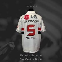 João Miranda – Sao Paulo – Copa Sudamericana 2007 – MATCH WORN JERSEY - Imagen 5