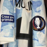 Nahuel Molina – Argentina – Finalissima 2022 – Match Issued jersey + Training bib (Pechera) - Imagen 7