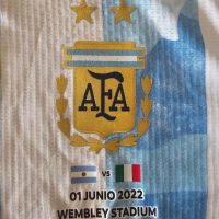 Nahuel Molina – Argentina – Finalissima 2022 – Match Issued jersey + Training bib (Pechera) - Imagen 16