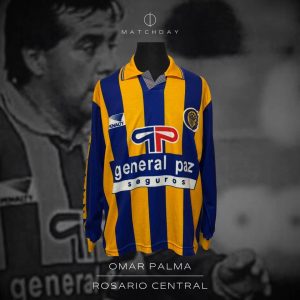 Omar Palma - Rosario Central - Torneo Clausura 1994 - MATCH WORN JERSEY