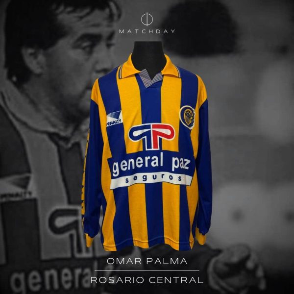 Omar Palma – Rosario Central – Torneo Clausura 1994 – MATCH WORN JERSEY