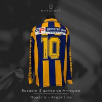 Omar Palma – Rosario Central – Torneo Clausura 1994 – MATCH WORN JERSEY - Imagen 5