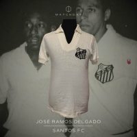 José Ramos Delgado – Santos Futebol Clube – Campeonato Paulista 1968 – MATCH WORN JERSEY - Imagen 2