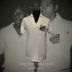 José Ramos Delgado - Santos Futebol Clube - Campeonato Paulista 1968 - MATCH WORN JERSEY
