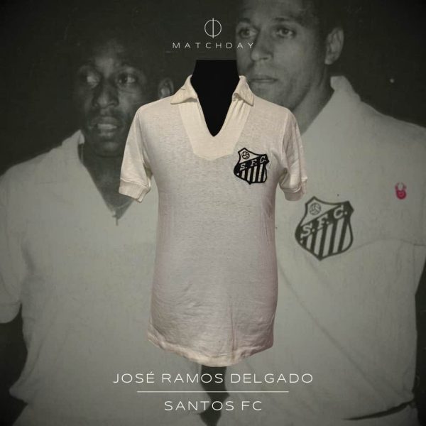 José Ramos Delgado – Santos Futebol Clube – Campeonato Paulista 1968 – MATCH WORN JERSEY