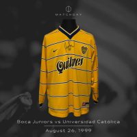 Juan Román Riquelme – Boca Juniors – Copa Mercosur 1999 – MATCH ISSUED JERSEY – SIGNED - Imagen 4