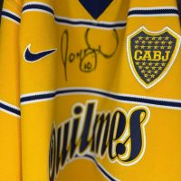 Juan Román Riquelme – Boca Juniors – Copa Mercosur 1999 – MATCH ISSUED JERSEY – SIGNED - Imagen 6