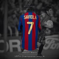 Javier Saviola – FC Barcelona – UEFA Champions League 2001/02 – MATCH WORN JERSEY - Imagen 3