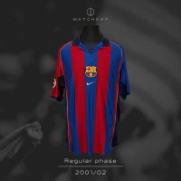 Javier Saviola – FC Barcelona – UEFA Champions League 2001/02 – MATCH WORN JERSEY - Imagen 4