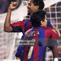 Javier Saviola – FC Barcelona – UEFA Champions League 2001/02 – MATCH WORN JERSEY - Imagen 12