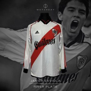Javier Saviola - River Plate - Torneo Apertura 2000 - MATCH WORN JERSEY