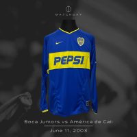 Carlos Tevez – Boca Juniors Copa Libertadores 2003 – Match Issued jersey – Boca Juniors - Imagen 4