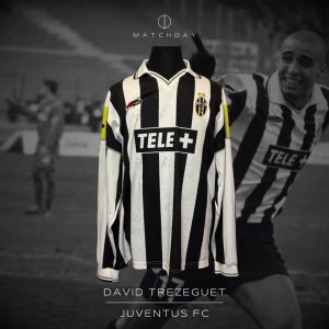 David Trezeguet - Juventus FC - Serie A 2000/01 - MATCH WORN JERSEY - SIGNED