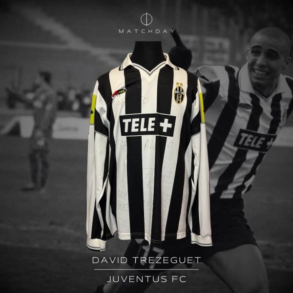 David Trezeguet – Juventus FC – Serie A 2000/01 – MATCH WORN JERSEY – SIGNED