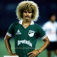 Carlos Valderrama – Deportivo Cali – Campeonato Colombiano 1986 – MATCH WORN JERSEY - Imagen 8