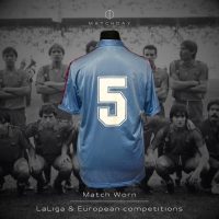 Victor Muñoz – FC Barcelona – Temporada 1985/86 – MATCH WORN JERSEY - Imagen 3
